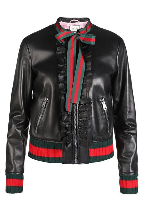 gucci jacket women& 39|Gucci leather jackets for women.